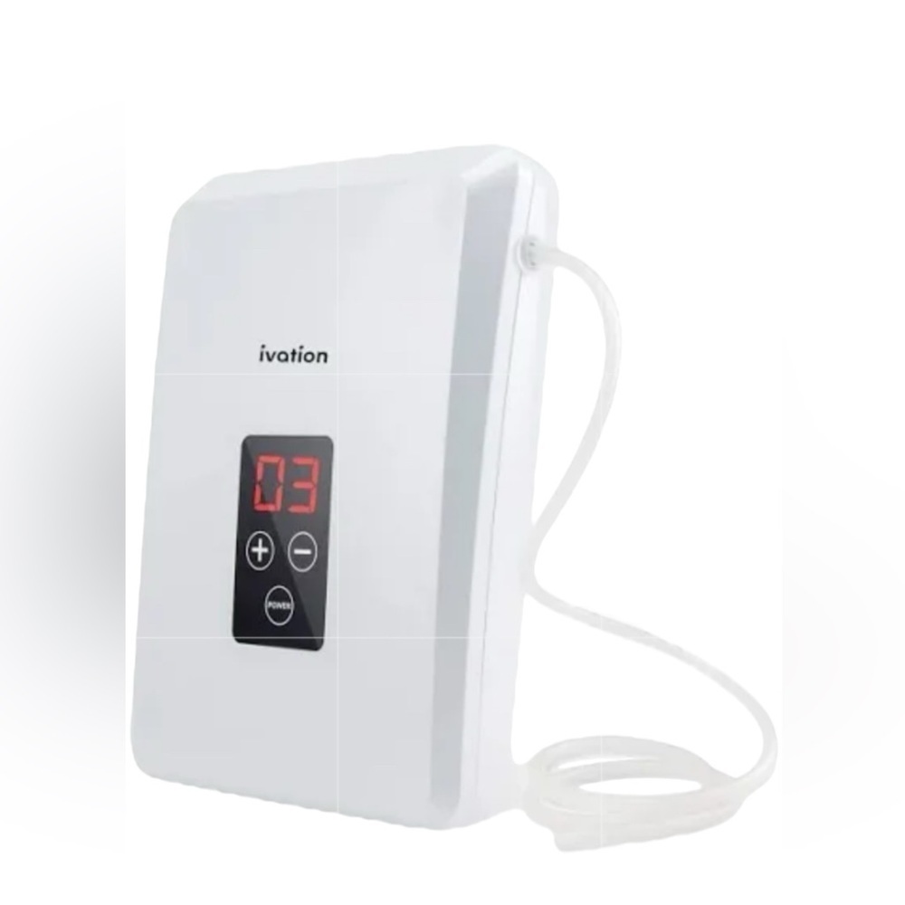IVATION White portable Ozone Generator with plug missing water attachment mcas